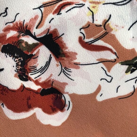 Bishop + Young Satin Floral Taper Pants NWOT S - Picture 5 of 6